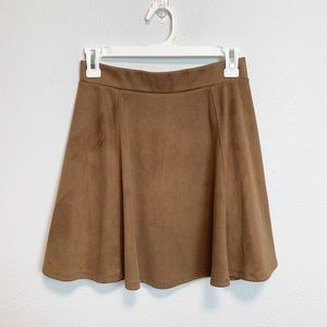 💮LAST CALL💮 Faux Suede Skater Skirt | H&M
